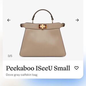 ISO Fendi Peekaboo Small with tortoise details brand new please.